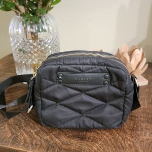 Radley London Charleston Quilted Crossbody Bag Black